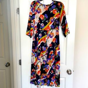 zara trafaluc collection flower dress, worn once, bought in Europe